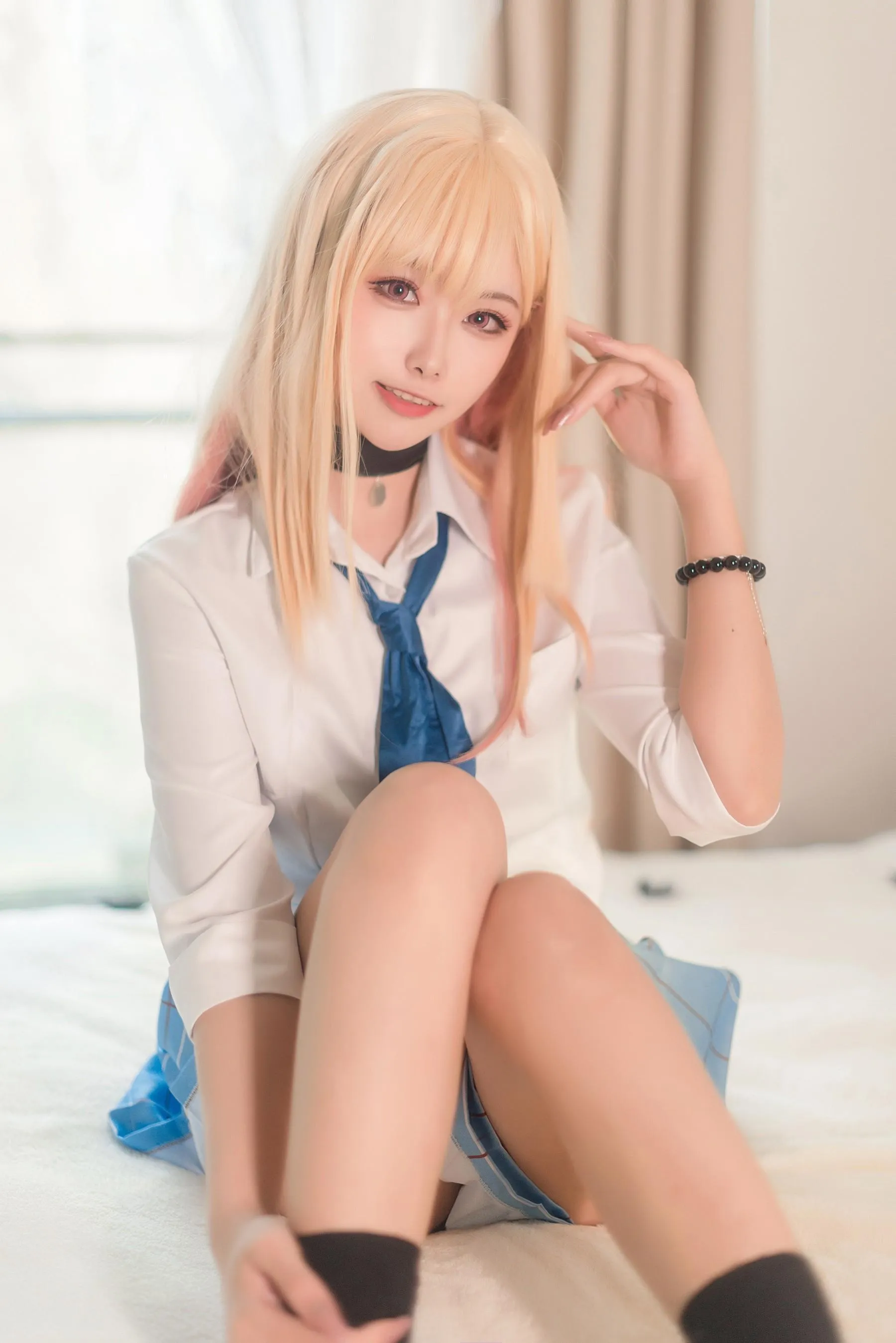 Momoko葵葵 – NO.34 喜多川海夢 黑江雫 [45P]插图6